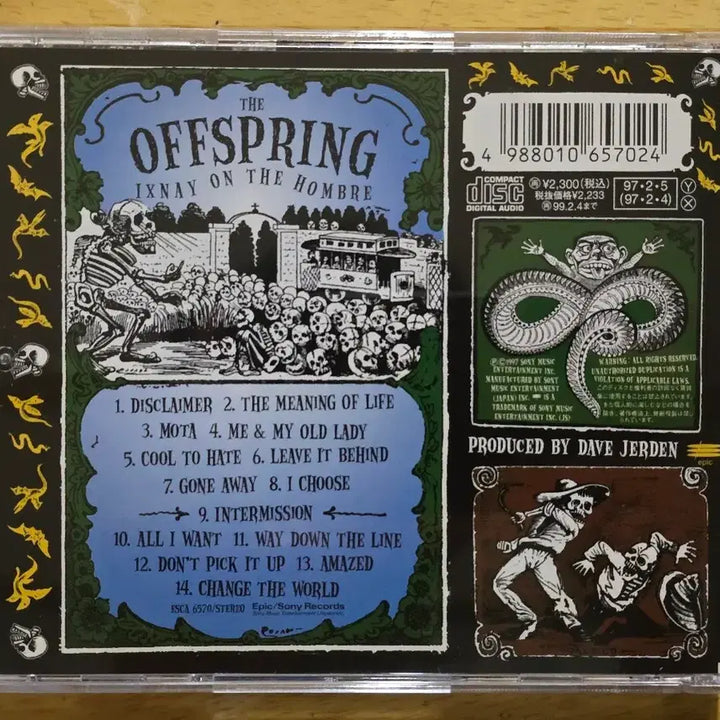 [BUNJANG] The Offspring Ixnay On The Hombre CD / CD 음반 The Offspring 오프스프링 - Ixnay On The Hombre