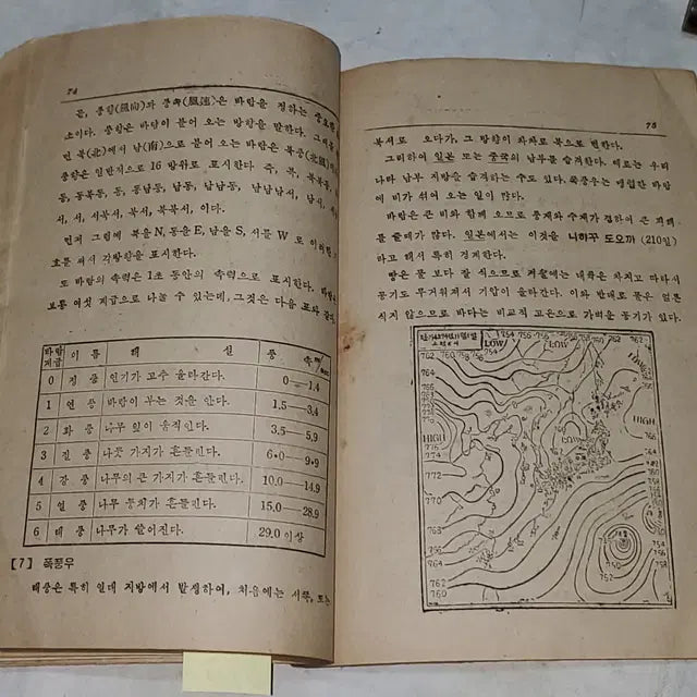 [BUNJANG] 1950s General Science Textbook: Physics / 1337) 50년대교육자료.1950년 일반과학 물상편