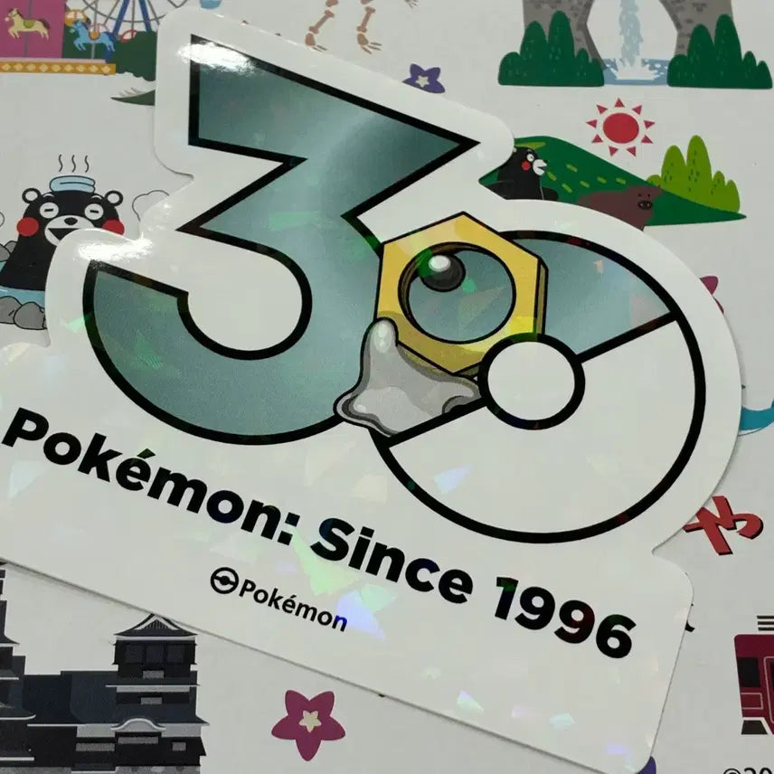 [BUNJANG] Pokemon 30th Anniversary Melmetal Sticker / 포켓몬스터 30주년 스티커 멜탄