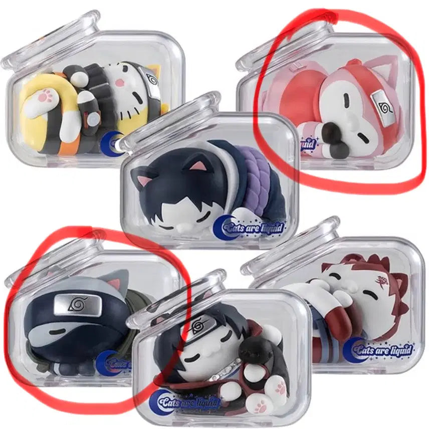 [BUNJANG] Naruto Oyasumi Megacat Kakashi Sakura Bundle Set / 일괄 카카시 사쿠라 오야스미 메가캣 나루토