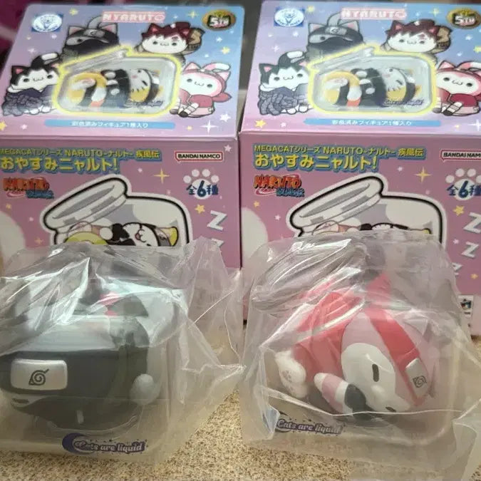 [BUNJANG] Naruto Oyasumi Megacat Kakashi Sakura Bundle Set / 일괄 카카시 사쿠라 오야스미 메가캣 나루토