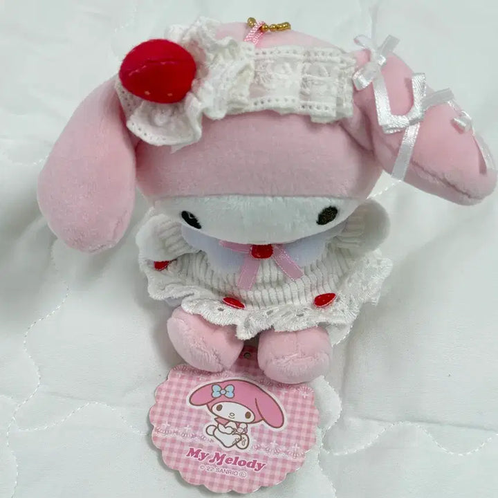 [BUNJANG] My Melody Strawberry Cake Mascot Plush / 딸기 케이크 마이멜로디 마스코트인형