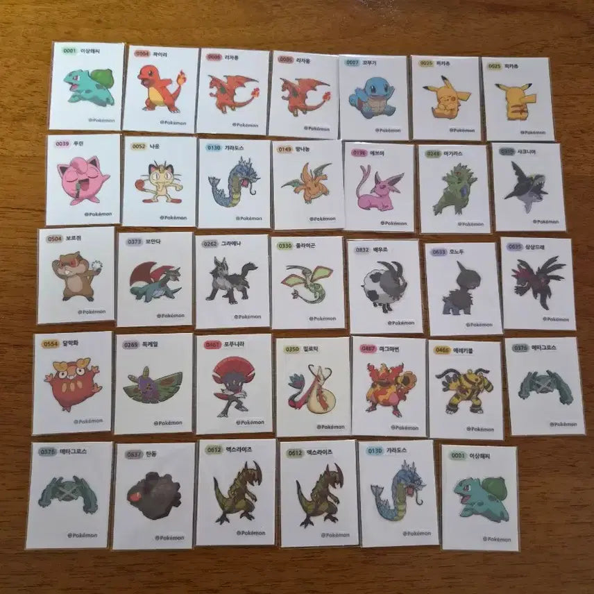 [BUNJANG] Pokemon Season 1 Sticker Set / 포켓몬 시즌1 띠부씰
