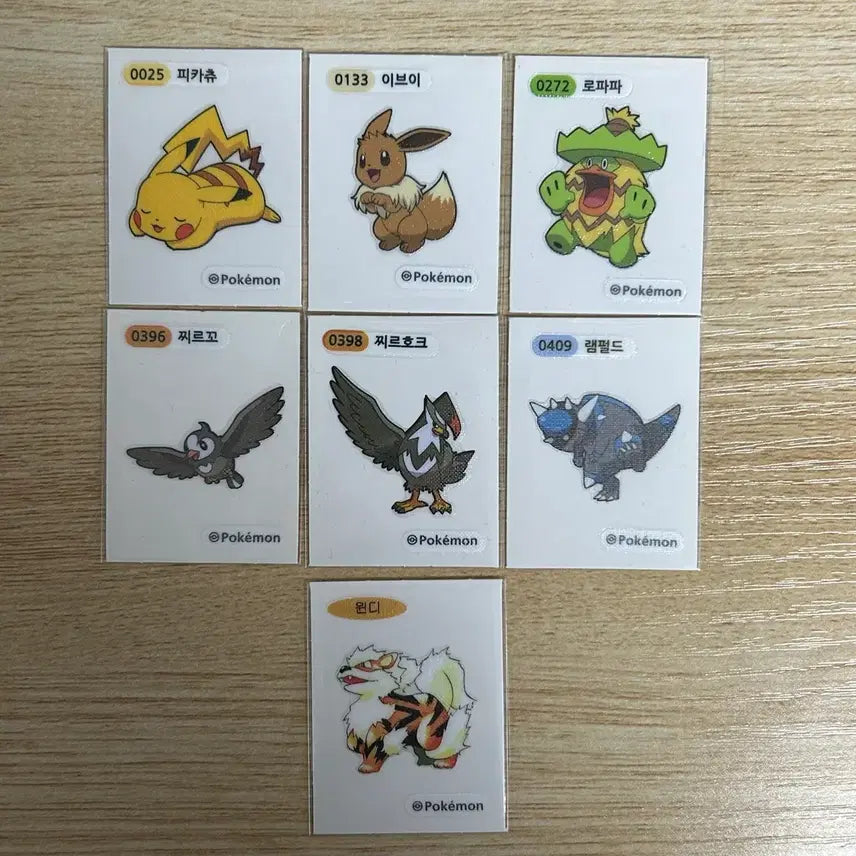 [BUNJANG] Pokemon 30th Anniversary Pouch &amp; Eevee Bundle Set / 일괄 판매) 포켓몬 띠부씰 30주년 피카츄 이브이