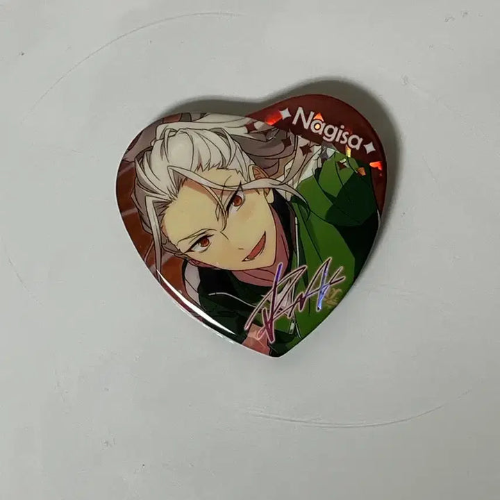 [BUNJANG] Ensemble Stars! Eden Nagisa Ran "Wilderness" Pre-Battle Heart Can Badge (Ibecore) / 앙상블 스타즈 앙스타 에덴 란 나기사 황야 각전 하트 캔뱃지 이베코레