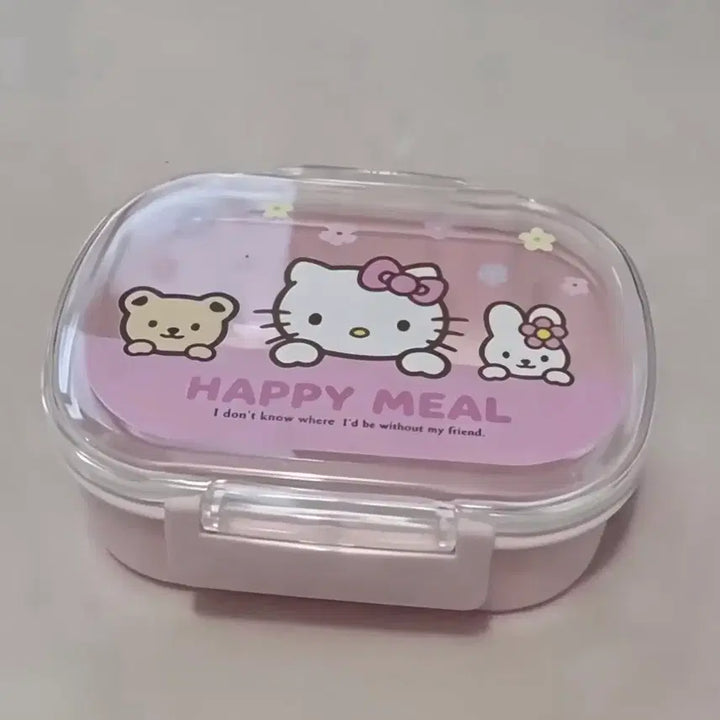 [BUNJANG] Sanrio Hello Kitty Vintage Lunch Box / 헬로키티 키티 도시락통 고전 산리오 헬로키티 도시락 통