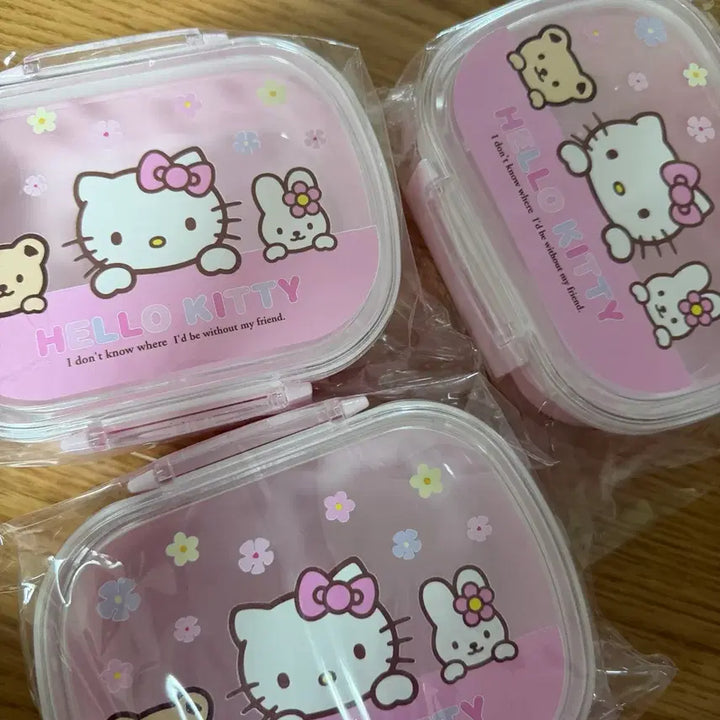 [BUNJANG] Sanrio Hello Kitty Vintage Lunch Box / 헬로키티 키티 도시락통 고전 산리오 헬로키티 도시락 통