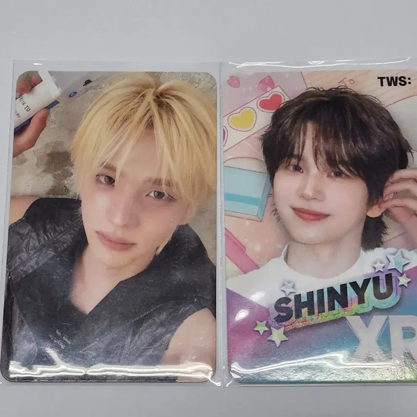 [BUNJANG] TWS Shinyu 42Zone &amp; Rhythm Hive Photocard Bundle Set / 투어스 콘서트 사이존 신유+리듬하이브 신유 포카 일괄