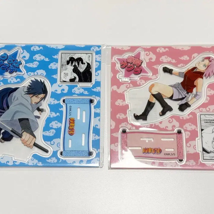 [BUNJANG] Naruto Sasuke Sakura Original Art Diorama Set / 나루토 사스케 사쿠라 중프샵 원화 디오라마