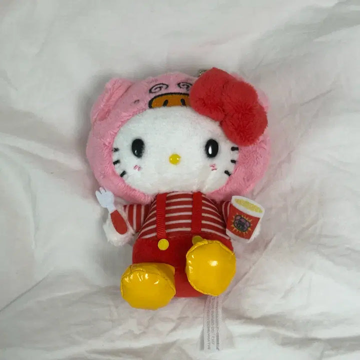 [BUNJANG] Sanrio Hello Kitty Pig Ramen Mascot Plush / 산리오 키티 부타멘 마스코트