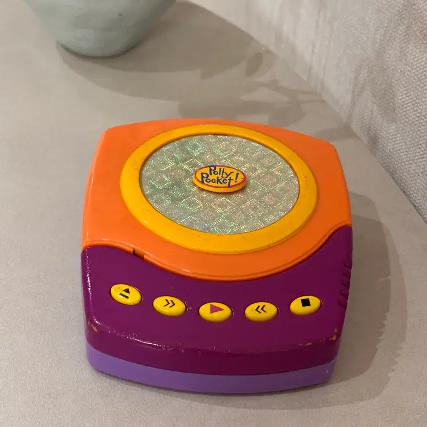 [BUNJANG] Bluebird Toys Polly Pocket CD Player Compact Figure Playset / 고전 폴리포켓 cd플레이어 피규어