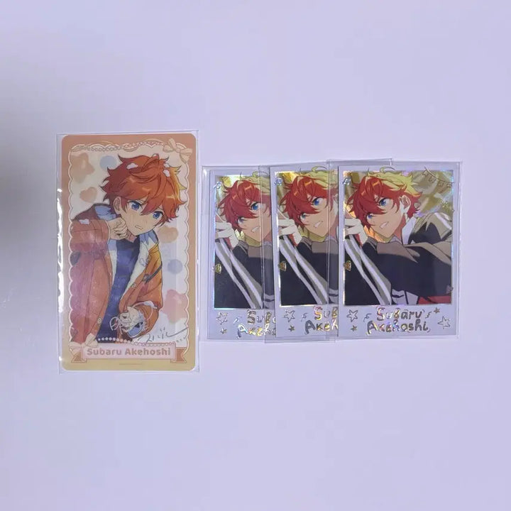 [BUNJANG] Ensemble Stars Akihoshi Subaru Prologue Polaroid Chibi Clear Card / 앙스타 아케호시 스바루 서장 프롤로그 폴라로이드 치비 클리어카드