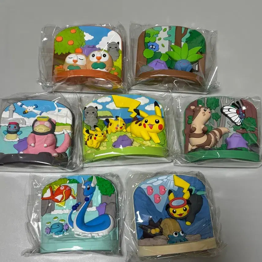 [BUNJANG] Pokemon Jeju Magnet Full Set (7 pcs) / 포켓몬 제주 마그넷 전종 풀 세트 7개 일괄 발송