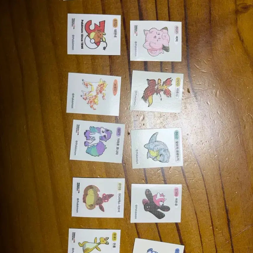 [BUNJANG] Pokemon Stickers / 포켓몬 띠부실