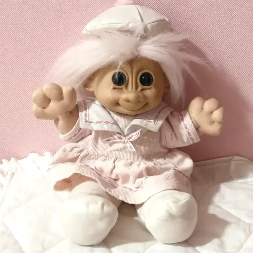 [BUNJANG] Russ Vintage Soft Troll Doll Pink / 러스 빈티지 소프트 트롤인형 핑크