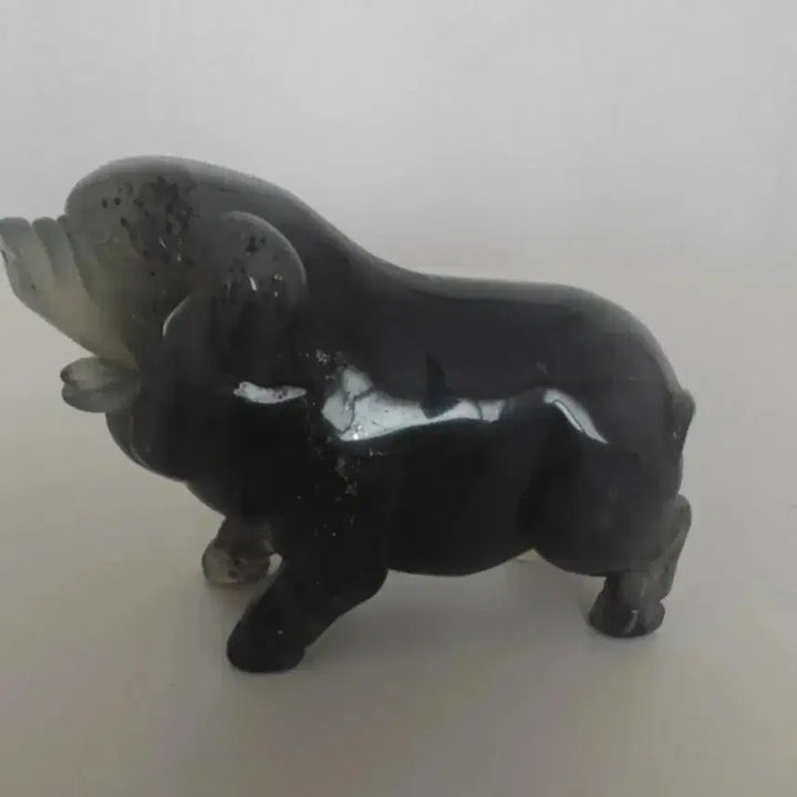 [BUNJANG] Jade Pig Carving Ornament / 고급 옥 돼지 조각 장식품