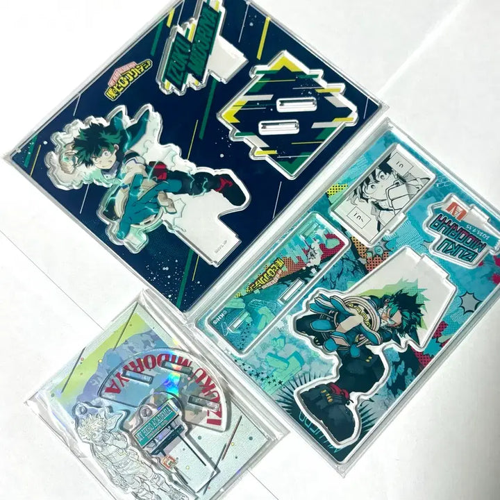 [BUNJANG] Midoriya Izuku Deku Diorama Acrylic Stand Bundle Set / 나히아 미도리야 이즈쿠 데쿠 디오라마 아크릴 스탠드 일괄