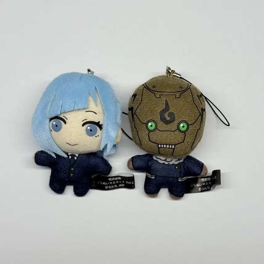 [BUNJANG] Jujutsu Kaisen Miwa Kasumi &amp; Kokichi Muta Mechamaru Plush Set / 주술회전 미와 메카마루 누이 일괄