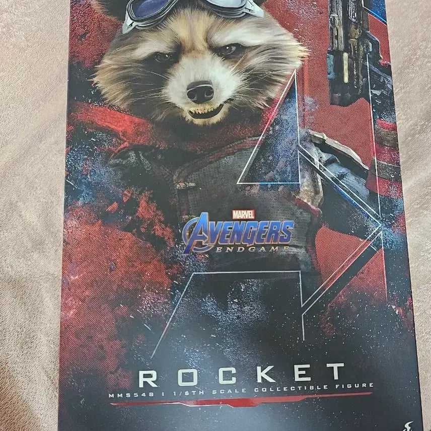 [BUNJANG] Hot Toys Marvel Avengers: Endgame Rocket MMS548 1/6 Scale Figure / 핫토이즈 마블 어벤져스 엔드게임 로켓 MMS548 1/6 피규어