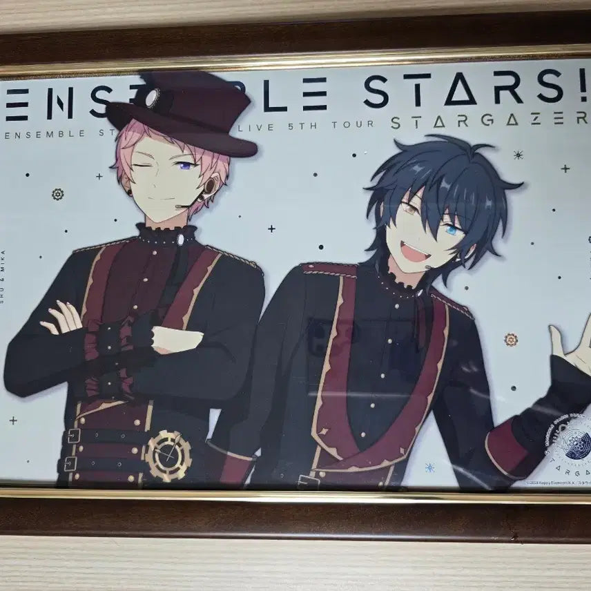 [BUNJANG] Ensemble Stars! Valkyrie Itsuki Shu &amp; Kagehira Mika Frame Poster / 앙스타 발키리 이츠키슈 카게히라 미카 액자 포스터