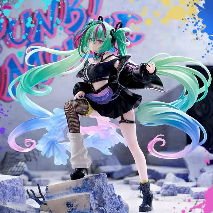 [BUNJANG] Sega FigureISM Hatsune Miku Punk Ver. Figure / [미개봉] 세가 피규어리즘 하츠네 미쿠 펑크 하츠네미쿠 미소녀 피규어
