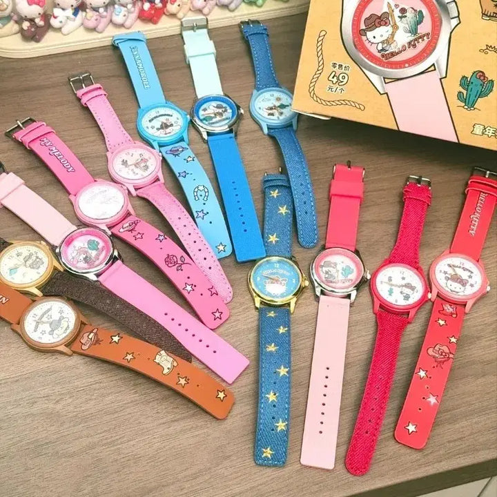 [BUNJANG] Sanrio Cinnamoroll Cowboy Wristwatch / 산리오 카우보이 손목시계 시나모롤