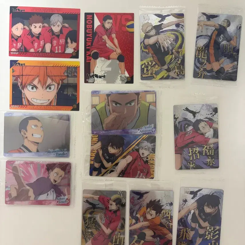 [BUNJANG] Haikyu!! Wafer Card Bundle - Nekoma, Karasuno / 하이큐 웨하스 카드 일괄 네코마 카라스노