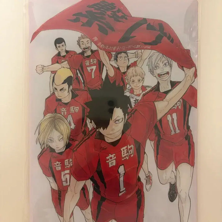 [BUNJANG] Haikyuu!! Nekoma Original Art Clear File L-Holder Kuroo Kenma / 하이큐 네코마 원화 클리어파일 L홀더 미개봉 쿠로오 켄마