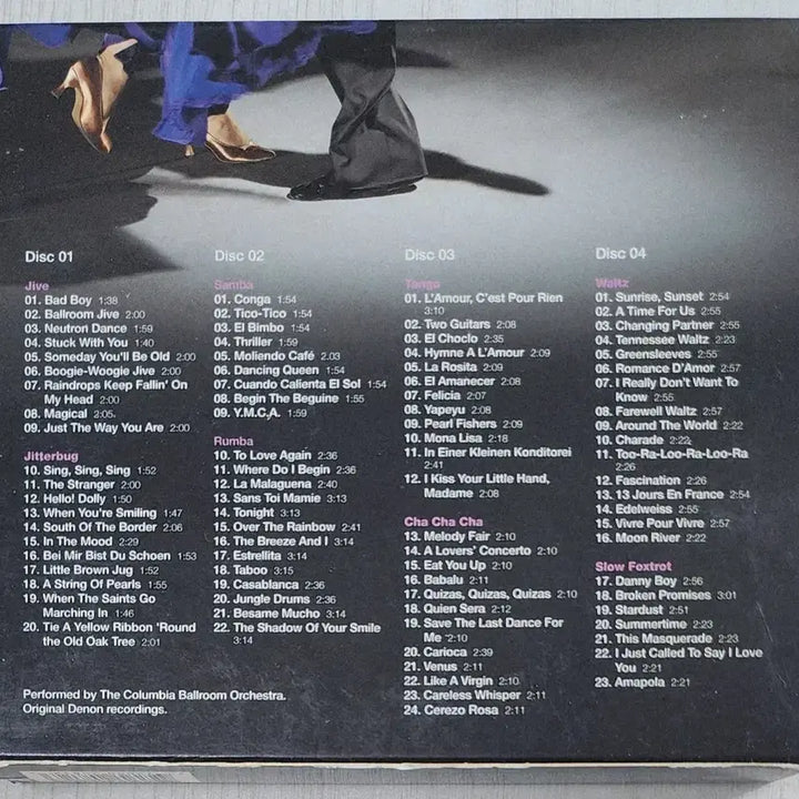 [BUNJANG] Shall We Dance? 4 CD Digipak Dance Sports Music Collection / [4 CD] 댄스 음악 <Shall We Dance?> 디지팩