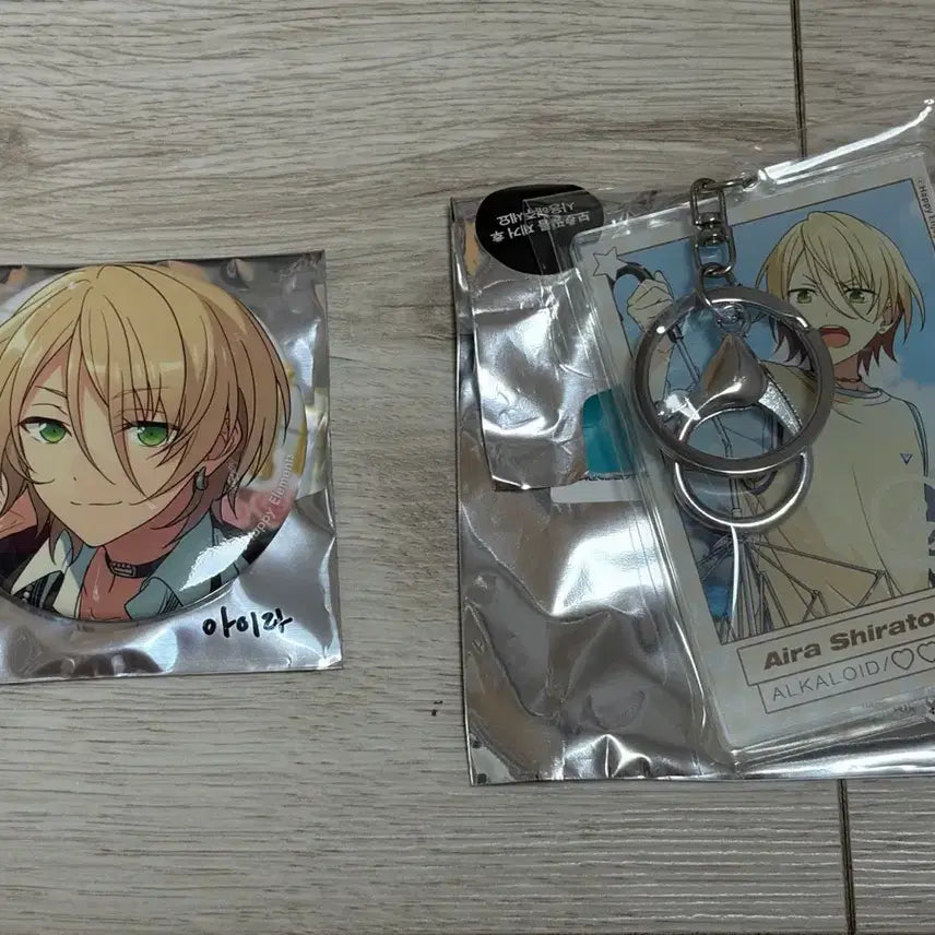 [BUNJANG] Ensemble Stars! Aira Acrylic Charm &amp; Ibara C&amp;A Celadon Porcelain / 앙스타 아이라 애니플러스 아크릴키링 이베코레 캔뱃지 양도