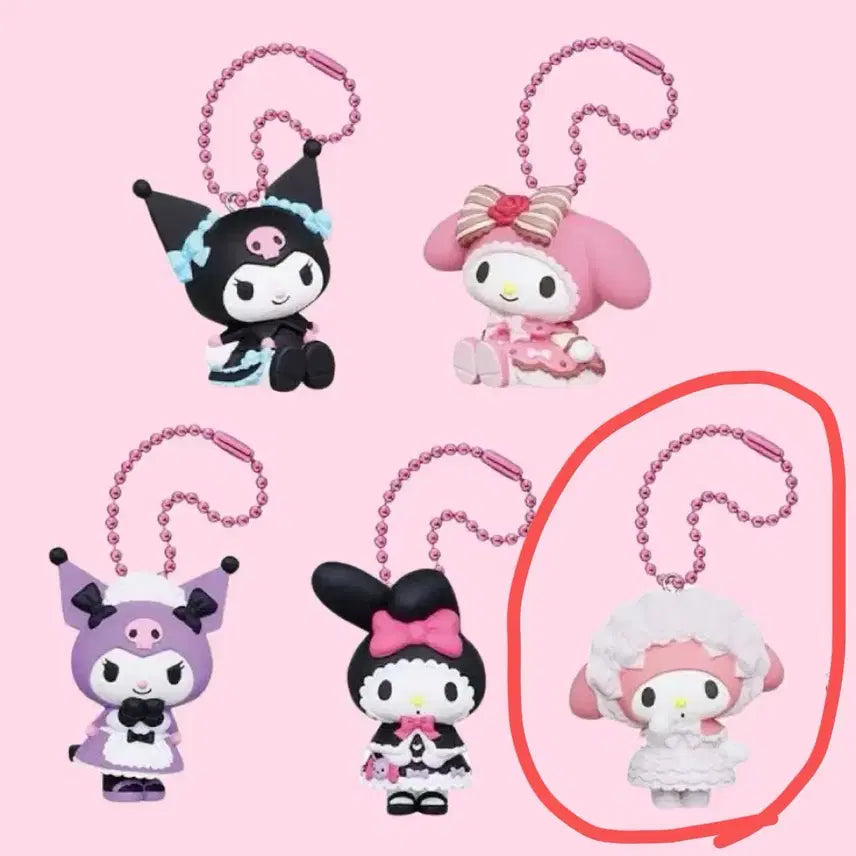 [BUNJANG] Sanrio Sweet Lolita My Melody Gacha (Sealed) / (미개봉)산리오 스위트 로리타 가챠 마이멜로디