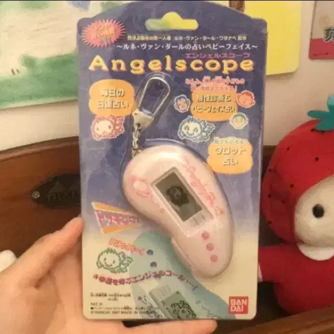 [BUNJANG] Bandai 1997 Tamagotchi Angel Scope Angel Kitty (Japan) / 레어! 1997 일본 고전 반다이 엔젤스코프 다마고치 천사 엔젤 키티