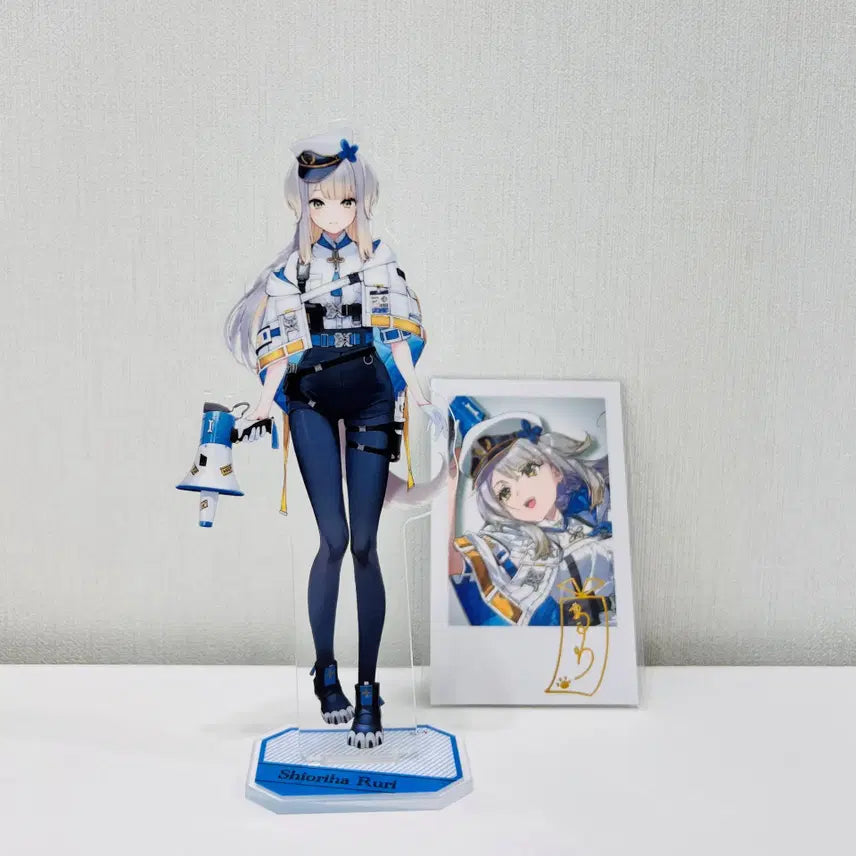 [BUNJANG] Nijisanji Shioriharu Ruri Welcome Acrylic Stand &amp; Mitara Shidan Photocard (Rare VTuber Cheki Bundle Set) / 니지산지 시오리하 루리 웰컴 아크릴스탠드 미타라시단 포토카드 포카 레어 버튜버 체키 일괄 양도