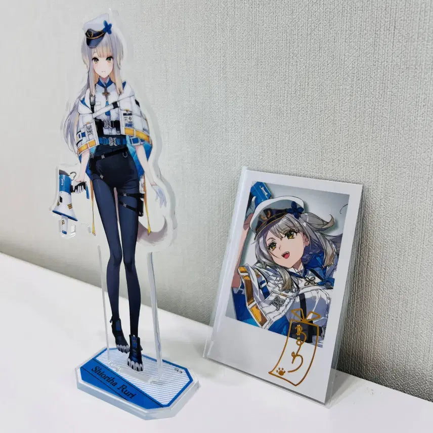 [BUNJANG] Nijisanji Shioriharu Ruri Welcome Acrylic Stand &amp; Mitara Shidan Photocard (Rare VTuber Cheki Bundle Set) / 니지산지 시오리하 루리 웰컴 아크릴스탠드 미타라시단 포토카드 포카 레어 버튜버 체키 일괄 양도