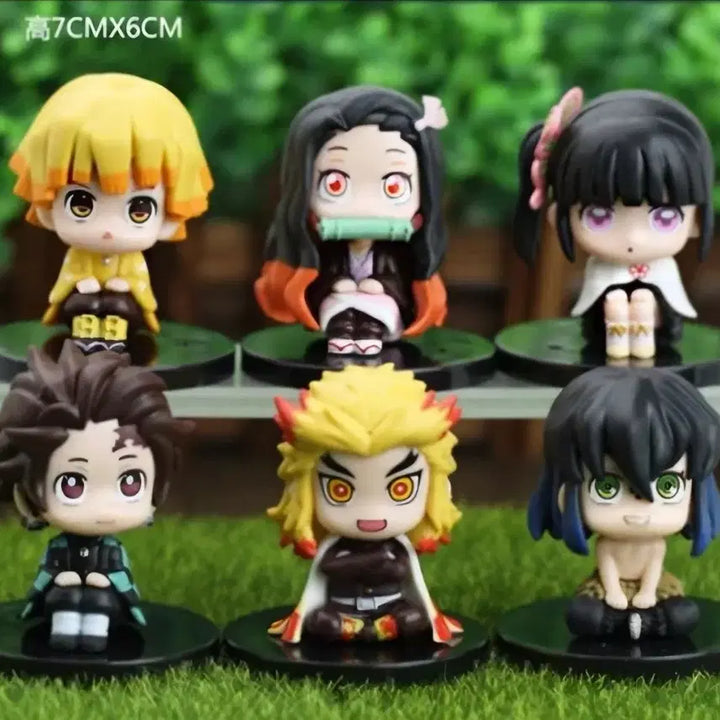 [BUNJANG] Demon Slayer 6종 Set Unsealed Figure Bundle / 귀멸의칼날 피규어 미개봉 6종 세트로 일괄 판매합니다.