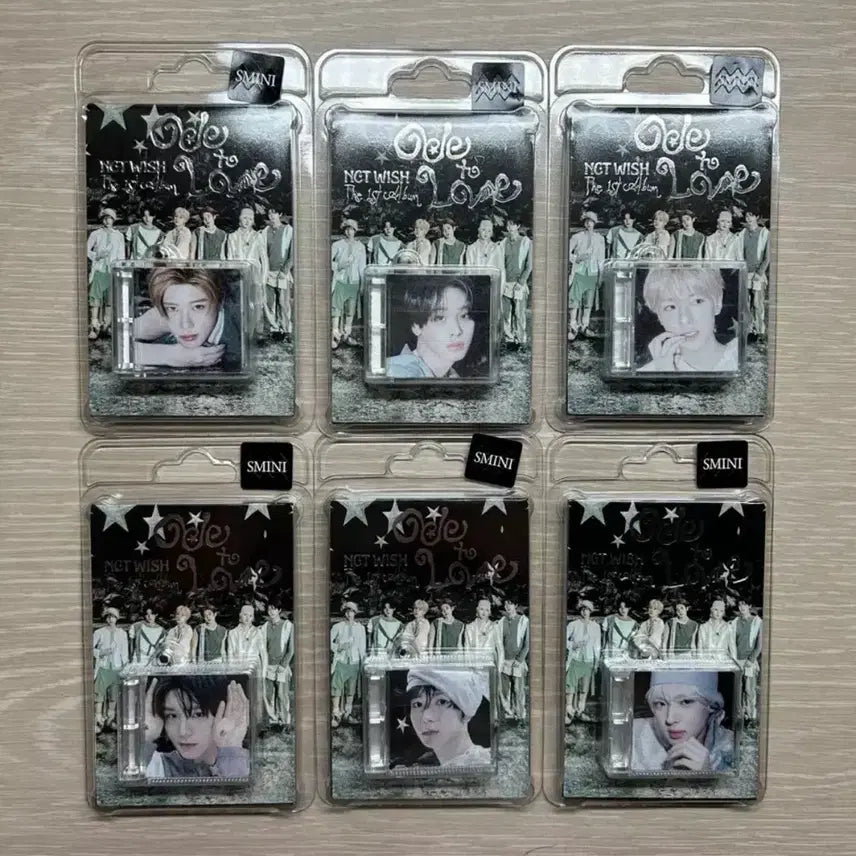 [BUNJANG] NCT WISH Odd To Love Sminty Album Weverse Lucky Draw Photocard Acrylic Charm Set / 미개봉)엔시티위시 오드투러브 스미니 앨범 위버스 럭드 포카 아크릴 참
