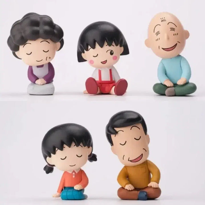 [BUNJANG] Chibi Maruko-chan 5종 Set Unsealed Figure / 마루코는 9살 피규어 미개봉 5종 세트로 일괄 판매합니다.