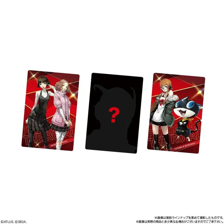 [BUNJANG] Persona 5 Akechi Crow Rare Hidden Wheats Card Set / 페르소나5 미개봉 아케치 크로우 레어 히든 웨하스 더로열 메탈 포토카드 주인공 카드 페5
