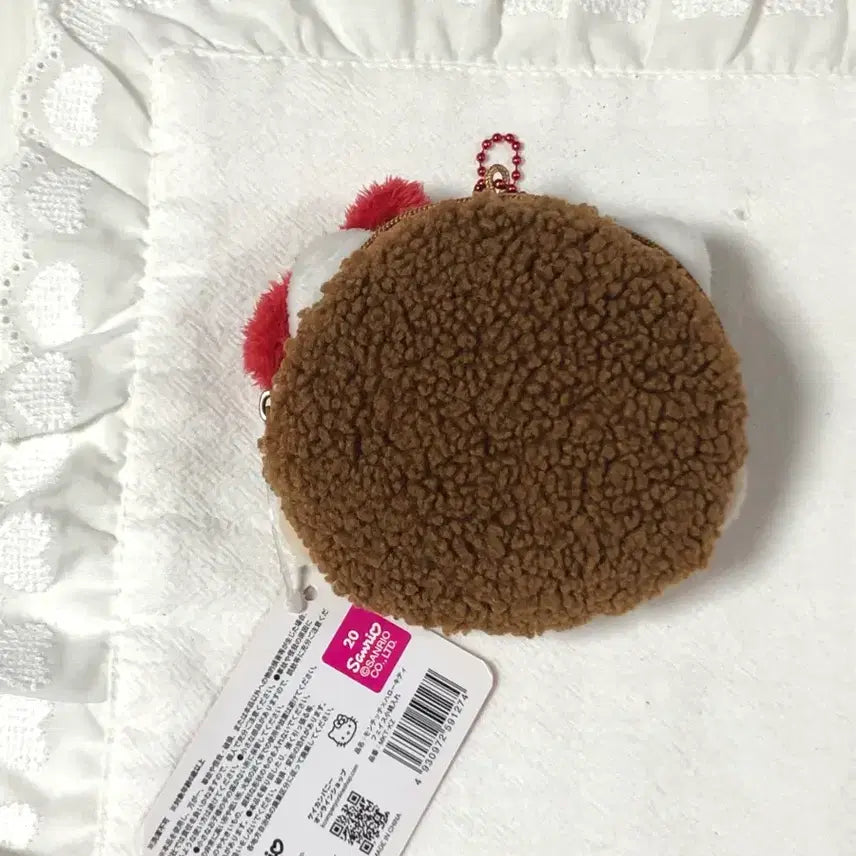 [BUNJANG] Sanrio Hello Kitty x Monchhichi Zipper Pouch Keychain Coin Purse / 새상품) 산리오 헬로 키티 x 몬치치 지퍼 파우치 키 체인 동전지갑
