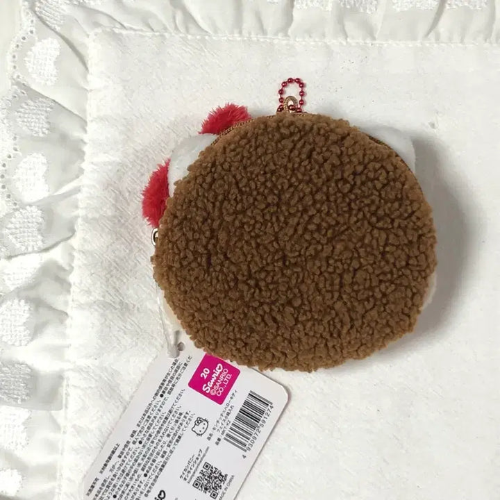 [BUNJANG] Sanrio Hello Kitty x Monchhichi Zipper Pouch Keychain Coin Purse / 새상품) 산리오 헬로 키티 x 몬치치 지퍼 파우치 키 체인 동전지갑
