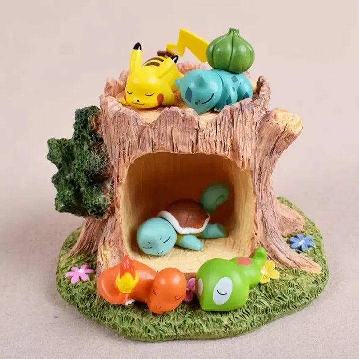 [BUNJANG] Pokemon Sleeping Figures and Tree Shade Unsealed Bundle Set / 잠자는 포켓몬스터 피규어와 나무그늘 미개봉 세트로 일괄 판매합니다.