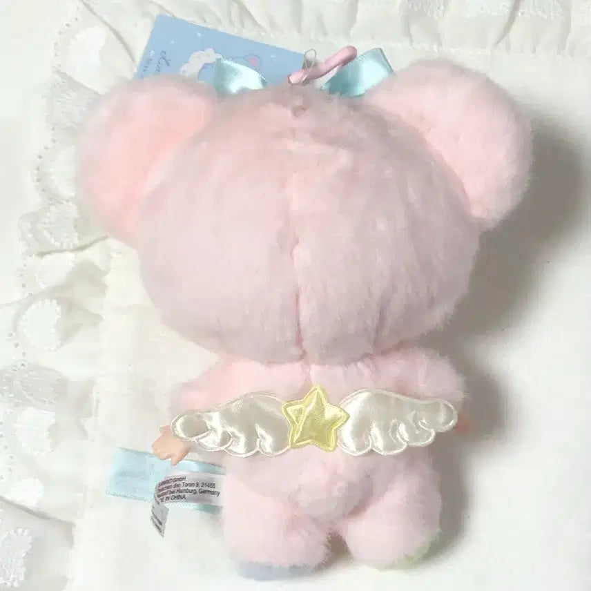 [BUNJANG] Sanrio Little Twin Stars Kiki Lala Night Sky Angel Design Mascot Plush Keychain / 산리오 리틀트윈스타 키키 라라 밤하늘 엔젤 디자인 마스코트 인형 키링