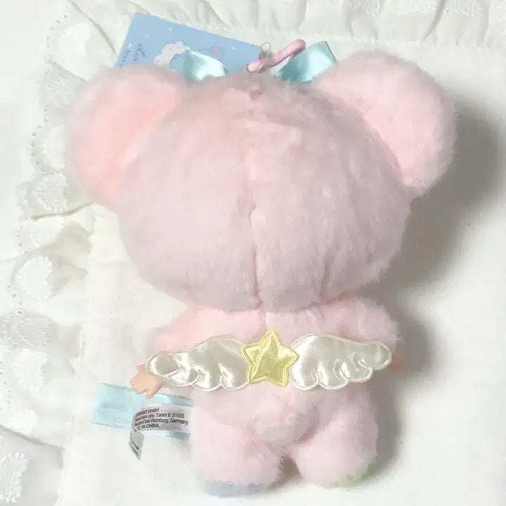 [BUNJANG] Sanrio Little Twin Stars Kiki Lala Night Sky Angel Design Mascot Plush Keychain / 산리오 리틀트윈스타 키키 라라 밤하늘 엔젤 디자인 마스코트 인형 키링