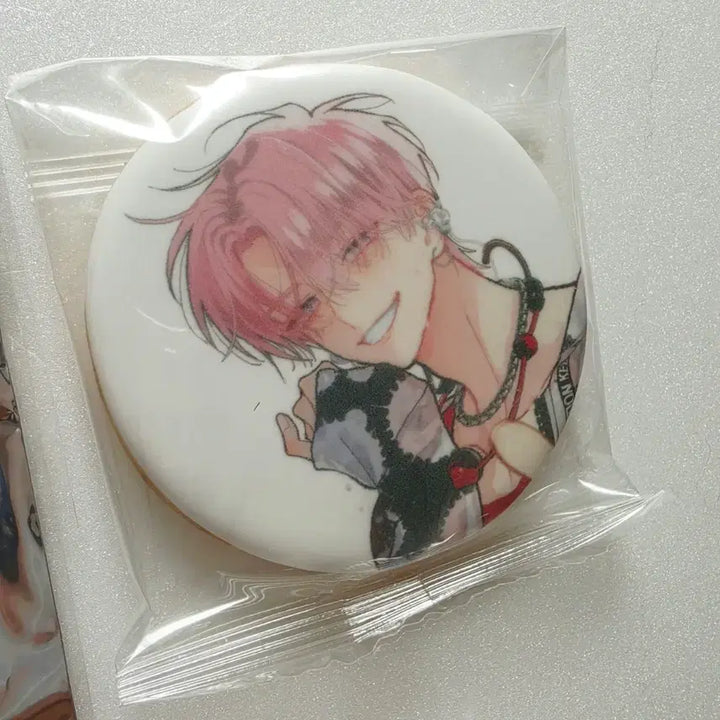 [BUNJANG] Tamont-gun "Gratte" Cookie + Acrylic Coaster Set (Unsealed) / 타몬군 지금 어느쪽 그라떼 쿠키+아크릴코스터 세트 미개봉