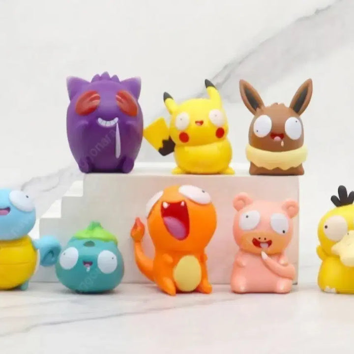 [BUNJANG] Pokemon Wooper Figure 8-Piece Set (Sealed) / 포켓몬스터 왕눈이 피규어 미개봉 8종 세트로 일괄 판매합니다.