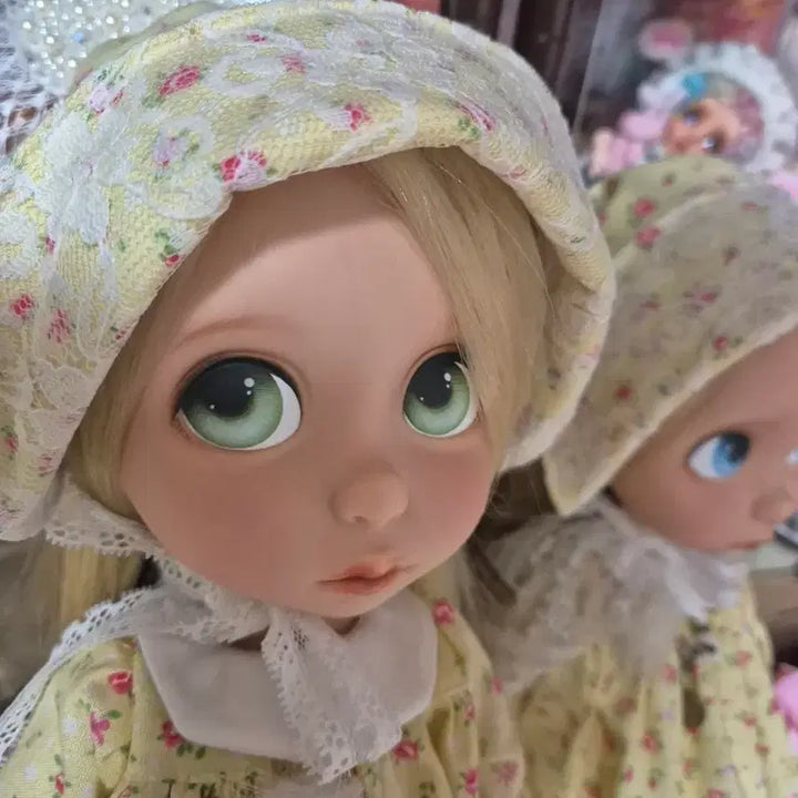 [BUNJANG] Disney Baby Doll Green Dress / 디즈니베이비돌 지콩쥐님리페