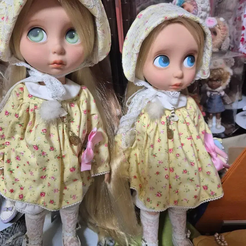 [BUNJANG] Disney Baby Doll Green Dress / 디즈니베이비돌 지콩쥐님리페
