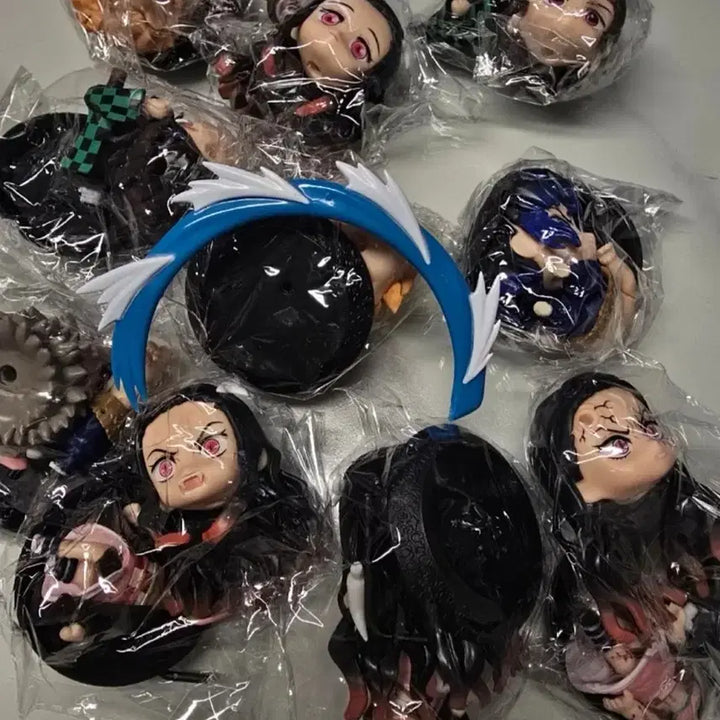 [BUNJANG] Demon Slayer 10-Piece Figure Set (Unsealed) / 귀멸의 칼날 피규어 미개봉 10종 세트로 일괄 판매합니다.