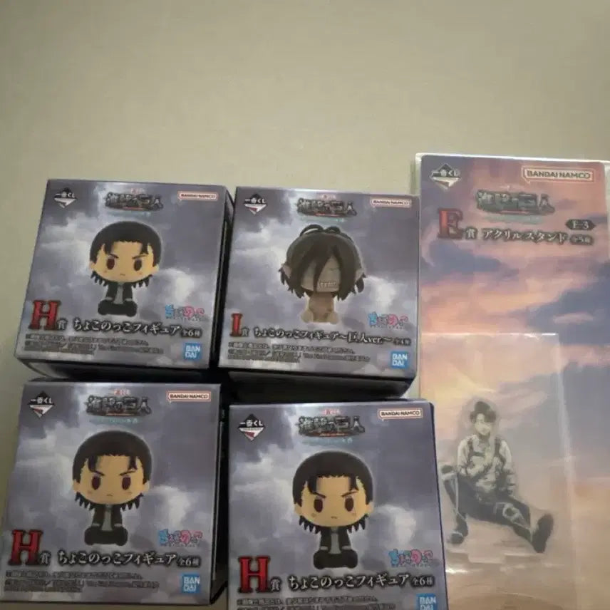 [BUNJANG] Attack on Titan Choco-Noko Figures Bundle Set (Sealed) / 진격의거인 초코노코 미개봉 일괄