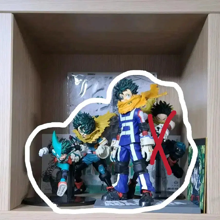 [BUNJANG] My Hero Academia Figure Set (4 Types) / [일괄]나의 히어로 아카데미아 피규어 4종 일괄